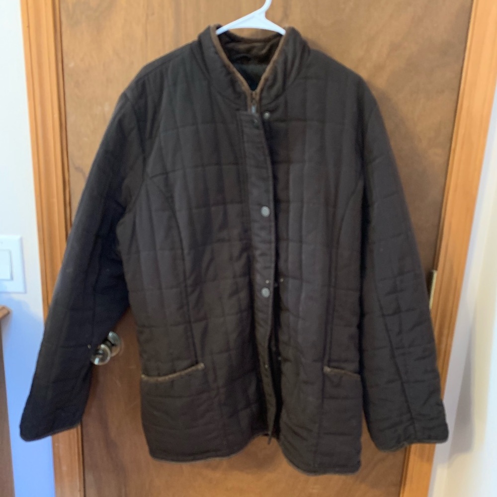 Avenue Brown Bomber Coat Never Worn